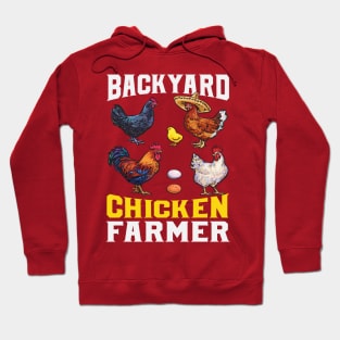 Backyard Chicken Farmer Poultry Lover Farming Hoodie